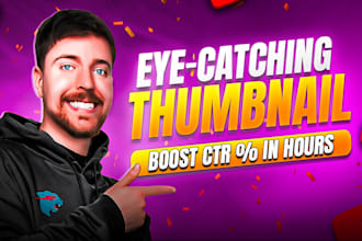 design viral youtube thumbnails that increase CTR fast