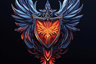 make a fantasy game logo