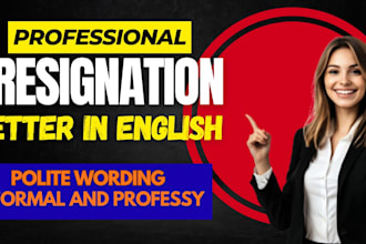 draft polite and professional resignation letter