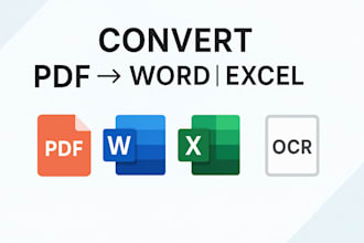 convert pdf to word, pdf to excel and image to text