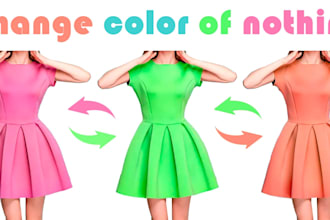 edit product photos and change colors professionally