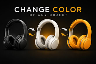 edit product photos and change colors professionally