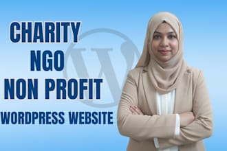 design charity, ngo, nonprofit  wordpress website