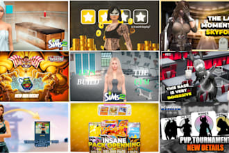 design you a faceless gaming thumbnail