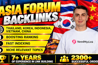 do thailand, korea, indonesia, vietnam, china backlinks for local chinese SEO