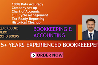 be your professional quickbooks online bookkeeper and xero expert