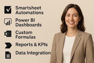 setup smartsheet power bi automation or formulas, reports, and dashboards