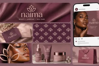 design brand logo, brand identity, visual identity, brand kit, brand guideline