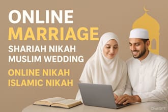 be your online imam for your online nikah online muslim
