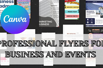 design professional flyers for business and events