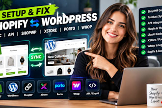 setup fix shopify sync wordpress api whop shopwp xstore plugin liquid code porto