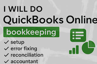 setup clean up integrate quickbooks bookkeeping amazon shopify bigcommerce xero
