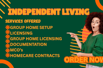 set up and license your independent living facility or group home