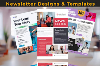 design professional newsletters, brochure, catalog with indesign layout