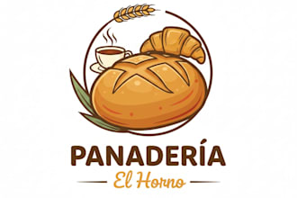 diseño de logotipo y flyer