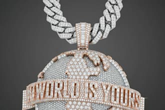 design 3d icebox custom rapper chain and blings,hiphop cuban link chain,jewelry