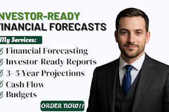 create financial forecasts and investor ready reports