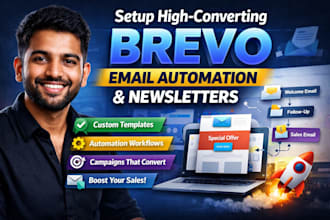 brevo email marketing automation template and campaign setup