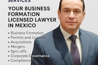 be your licensed business formation lawyer in mexico