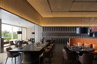 redesign 3d interior restaurant design,furniture layout,dinning space,bar render