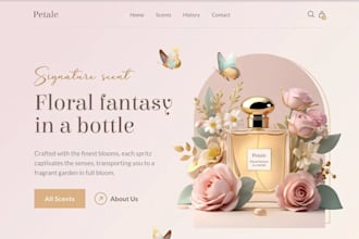 design luxury perfume shopify store  fragrance store perfume cologne website