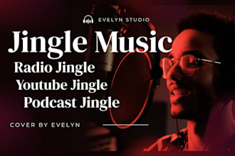 create a catchy acapella jingle intro, radio jingle for your brand or podcast