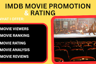 promote your imdb page to boost visibility and engagement