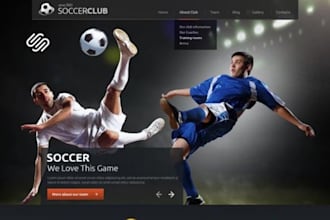 build squarespace football coach website academy training sport coach website