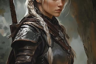 draw dnd character illustration