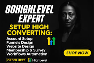 setup go highlevel workflows sales funnel automation gohighlevel expert