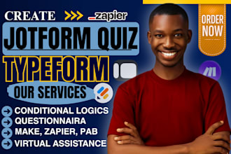 setup jotform quiz typeform form survey conditional logic google cognito form