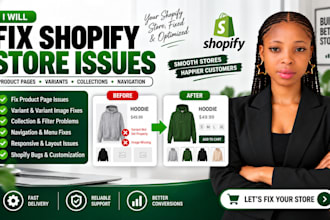 fix shopify product page, variant, collection and navigation issues