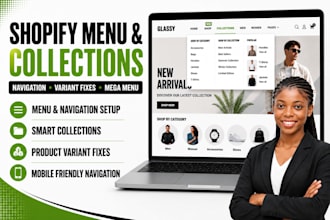 fix shopify menu collections navigation and product variant issues