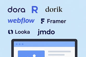 dora run website dorik website framer website looka website jimdo