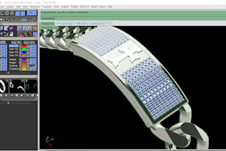 design professional jewelry cad in matrix 9 with realistic renderings