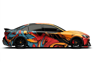 make eye catching your car and vehicle wrap design