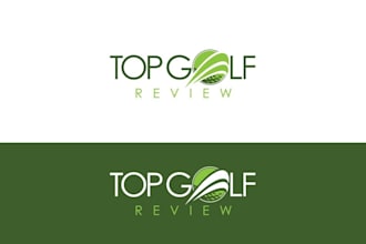 design contemporary golf products logo