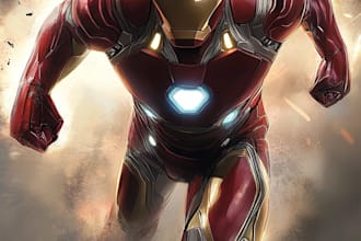 superhero character for comics