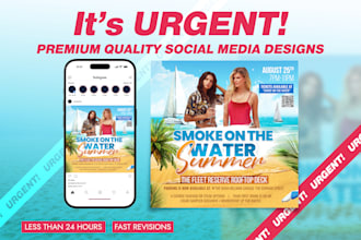 do urgent social media ads and post design delivered 24h