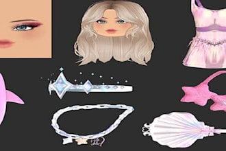 design unique roblox ugc, accessories hats roblox hair, avatar items, clothing
