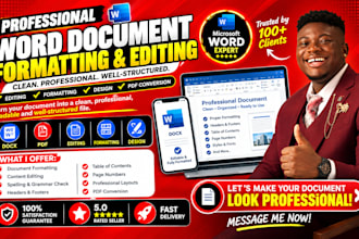 do ms word document formatting editing and document design