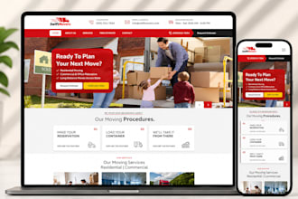 build courier website logistics delivery transportation cargo trucking website