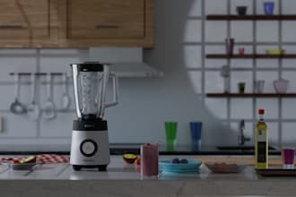 do 3d product render using blender