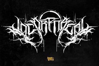 design a grindcore metal logo