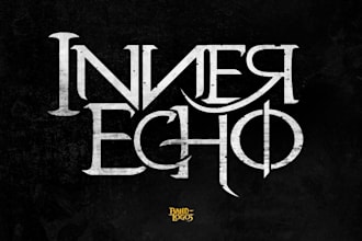 create a satanic black metal logo