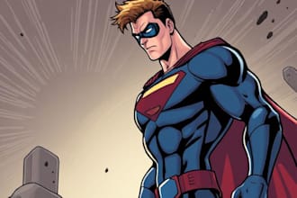 draw you a superhero character