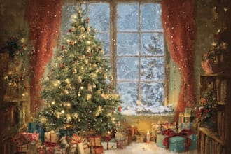 design modern personalized christmas, greeting or holiday card
