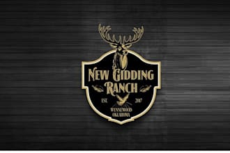 design stand out luxurious ranch logo