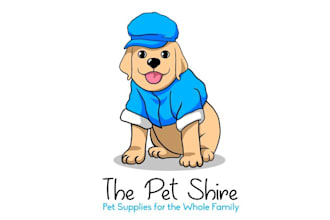 design iconic glamorous pet supply store logo