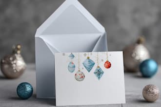 do christmas card, greeting and invitation cards design